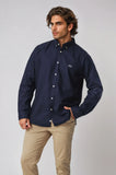 BLACK WOOD - REEDY OXFORD LONG SLEEVE SHORT