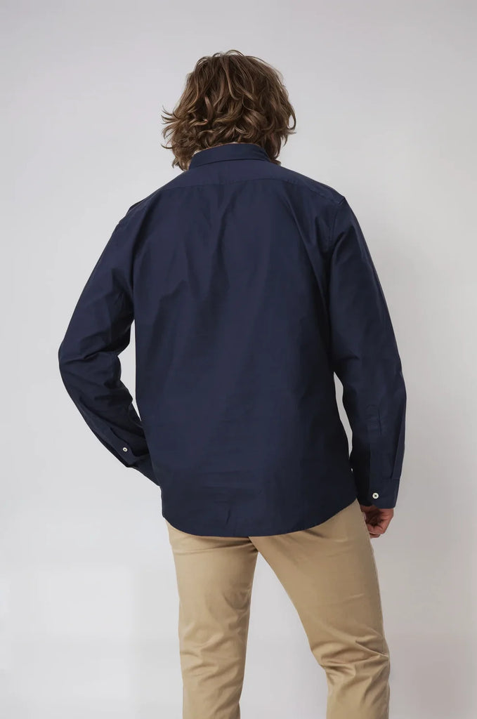 BLACK WOOD - REEDY OXFORD LONG SLEEVE SHORT