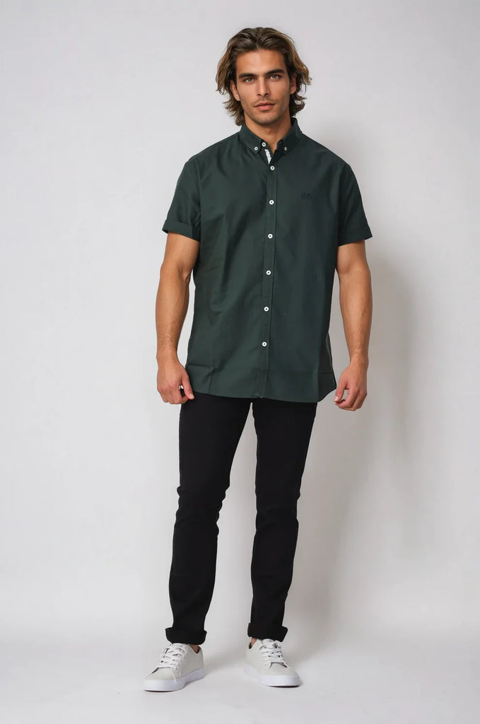 BLACK WOOD - NOOSA OXFORD SHORT SLEEVE SHIRT