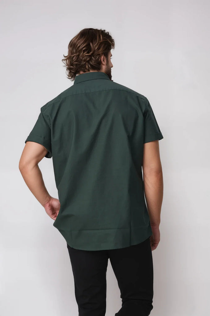 BLACK WOOD - NOOSA OXFORD SHORT SLEEVE SHIRT