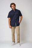 BLACK WOOD - NOOSA OXFORD SHORT SLEEVE SHIRT
