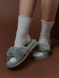 ANGELS WHISPER - HOMMY FRILL WOOL CREW SOCKS