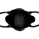 BLACK CAVIAR - ST MORITZ 2 PIECE WOVEN HANDBAG