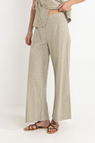 RHYTHM - LOLA CHECK WIDE LEG PANT