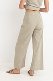 RHYTHM - LOLA CHECK WIDE LEG PANT
