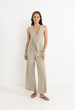 RHYTHM - LOLA CHECK WIDE LEG PANT