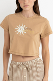 RHYTHM - RHYTHM FOLLOW THE SUN CROP CREW TEE