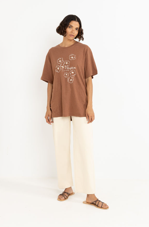 RHYTHM - LULU FLORAL OVERSIZED T-SHIRT