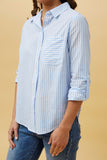 CKM - STRIPE PRINT SHIRT