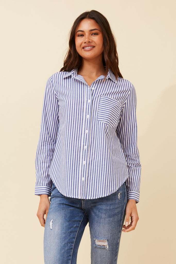 CKM - STRIPE PRINT SHIRT
