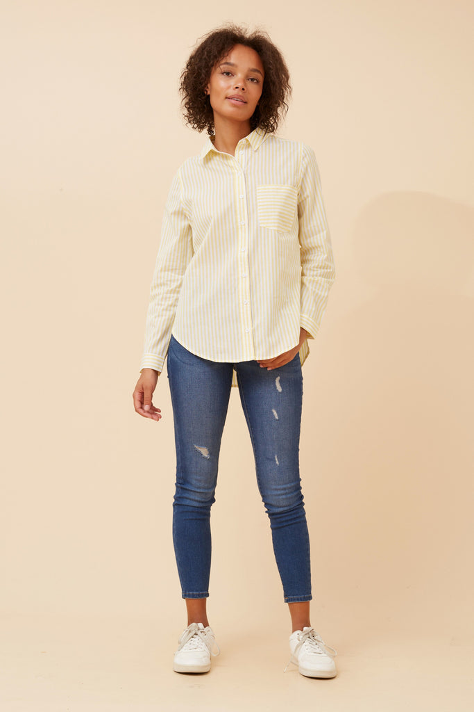 CKM - STRIPE PRINT SHIRT