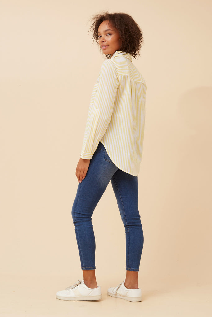 CKM - STRIPE PRINT SHIRT