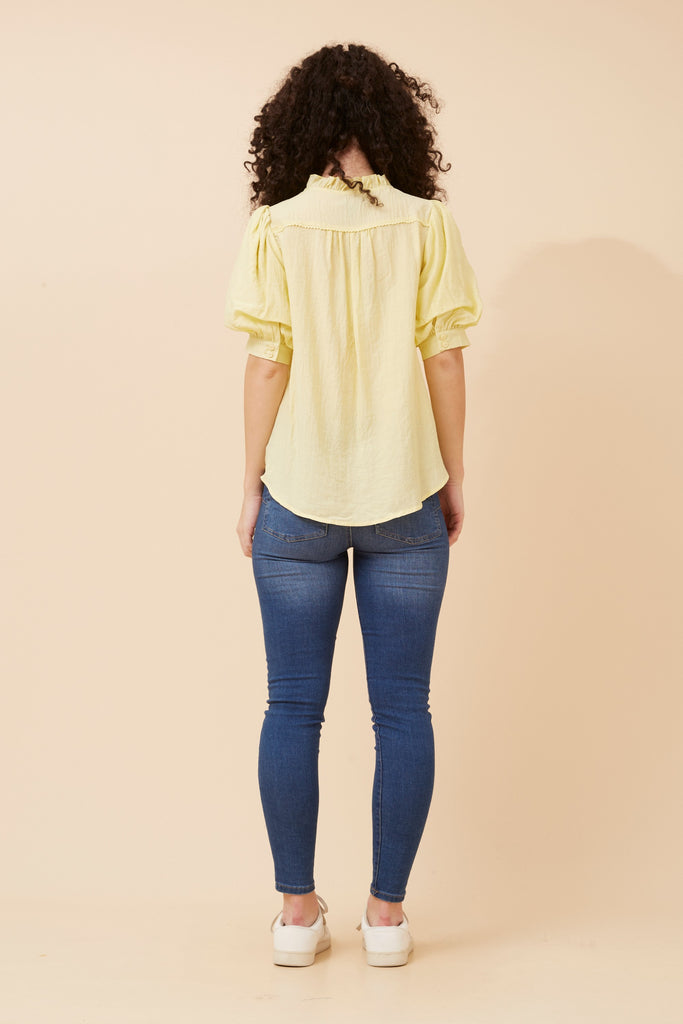 CKM - SHORT PUFF SLEEVE BLOUSE