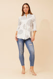 CKM - 3/4 SLEEVE PRINTED SHIRT