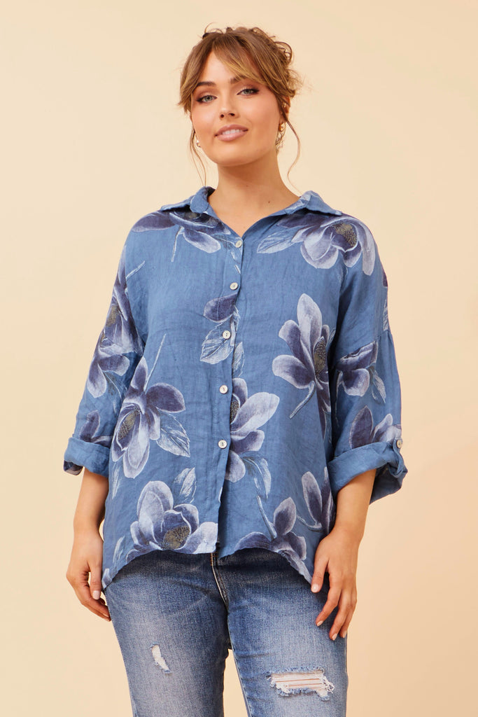 CKM - FLORAL PRINTED SHIRT