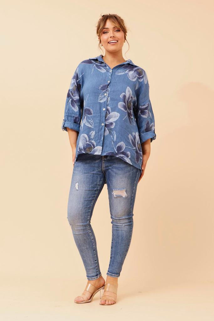 CKM - FLORAL PRINTED SHIRT