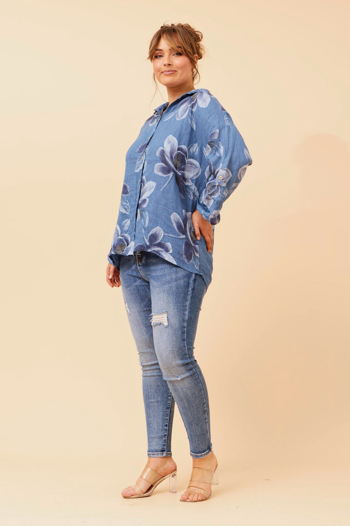 CKM - FLORAL PRINTED SHIRT