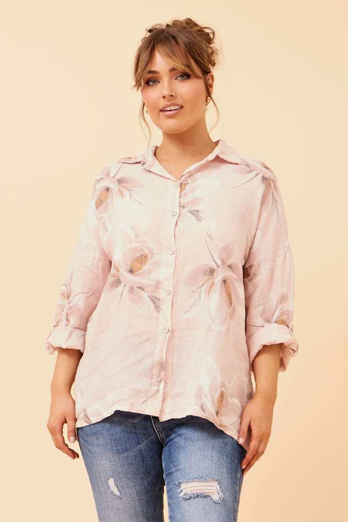 CKM - FLORAL PRINTED SHIRT