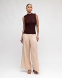 WHITE CLOSET - SHEER KNIT TOP