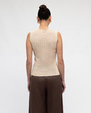 WHITE CLOSET - SHEER KNIT TOP