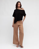 WHITE CLOSET - ASYMMETRICAL KNIT TOP