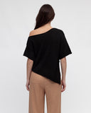 WHITE CLOSET - ASYMMETRICAL KNIT TOP