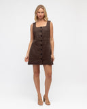 WHITE CLOSET - MINI VEST DRESS