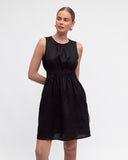 WHITE CLOSET - WAIST DETAIL MINI DRESS