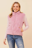CKM - SLEEVELESS ZIP FRONT HIGH NECK VEST