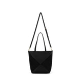 BLACK CAVIAR - RENEE 3 PIECE SUEDETTE HANDBAG