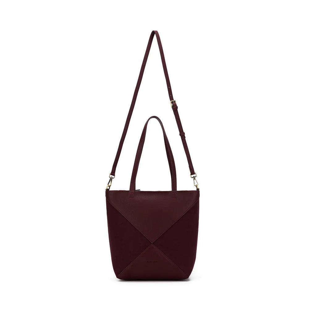 BLACK CAVIAR - RENEE 3 PIECE SUEDETTE HANDBAG