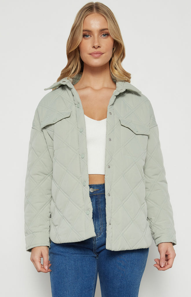 WINNIE & CO - QUILED TRUCKER JACKET