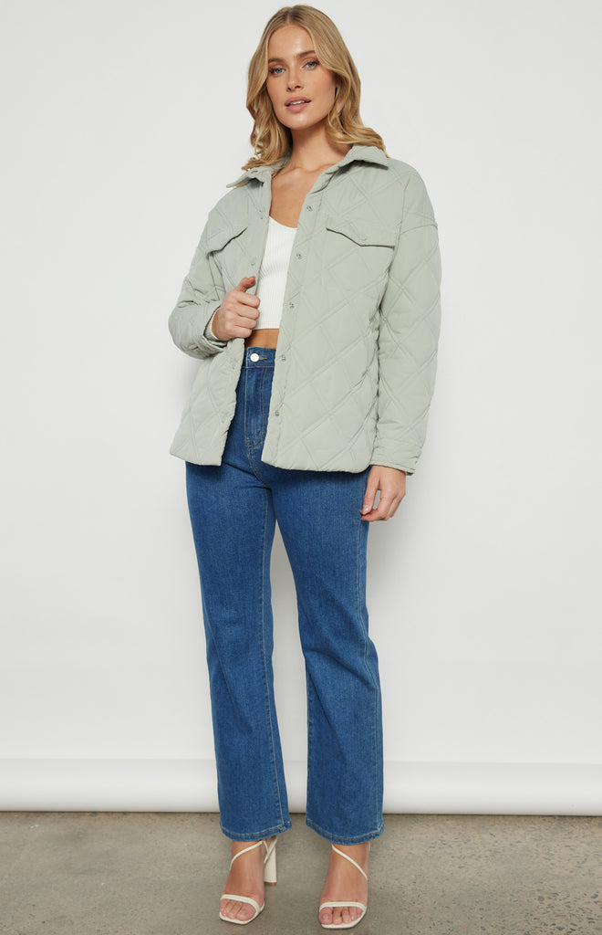 WINNIE & CO - QUILED TRUCKER JACKET
