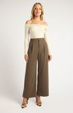 STYLE STATE - WIDE LEG PANTS WITH BACK ELASTIC DETAIL