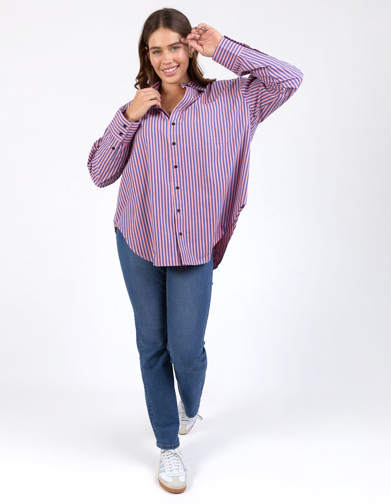 ELM - LILA STRIPE SHIRT