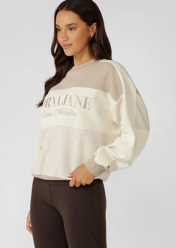 LORNA JANE - LORNA LUXE PANELLED SWEAT
