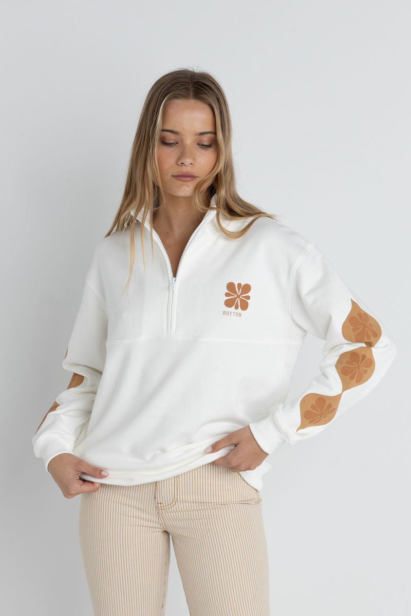 RHYTHM - SOLITUDE 1/4 ZIP FLEECE