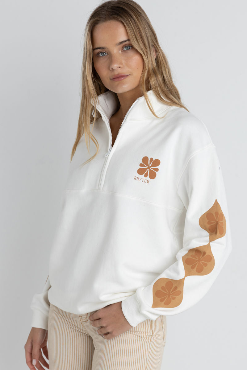 RHYTHM - SOLITUDE 1/4 ZIP FLEECE