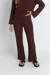RHYTHM - KOKO WIDE LEG KNIT PANT