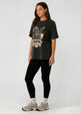 LORNA JANE - WORLD TOUR WASHED RELAXED T-SHIRT