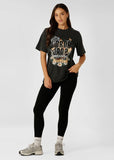 LORNA JANE - WORLD TOUR WASHED RELAXED T-SHIRT