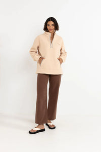 RHYTHM - HERITAGE 1/4 ZIP FLEECE