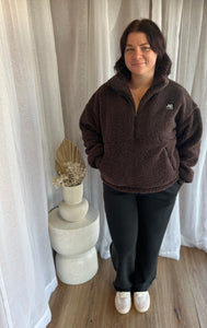 ALL ABOUT EVE - AMARA 1/4 ZIP TEDDY