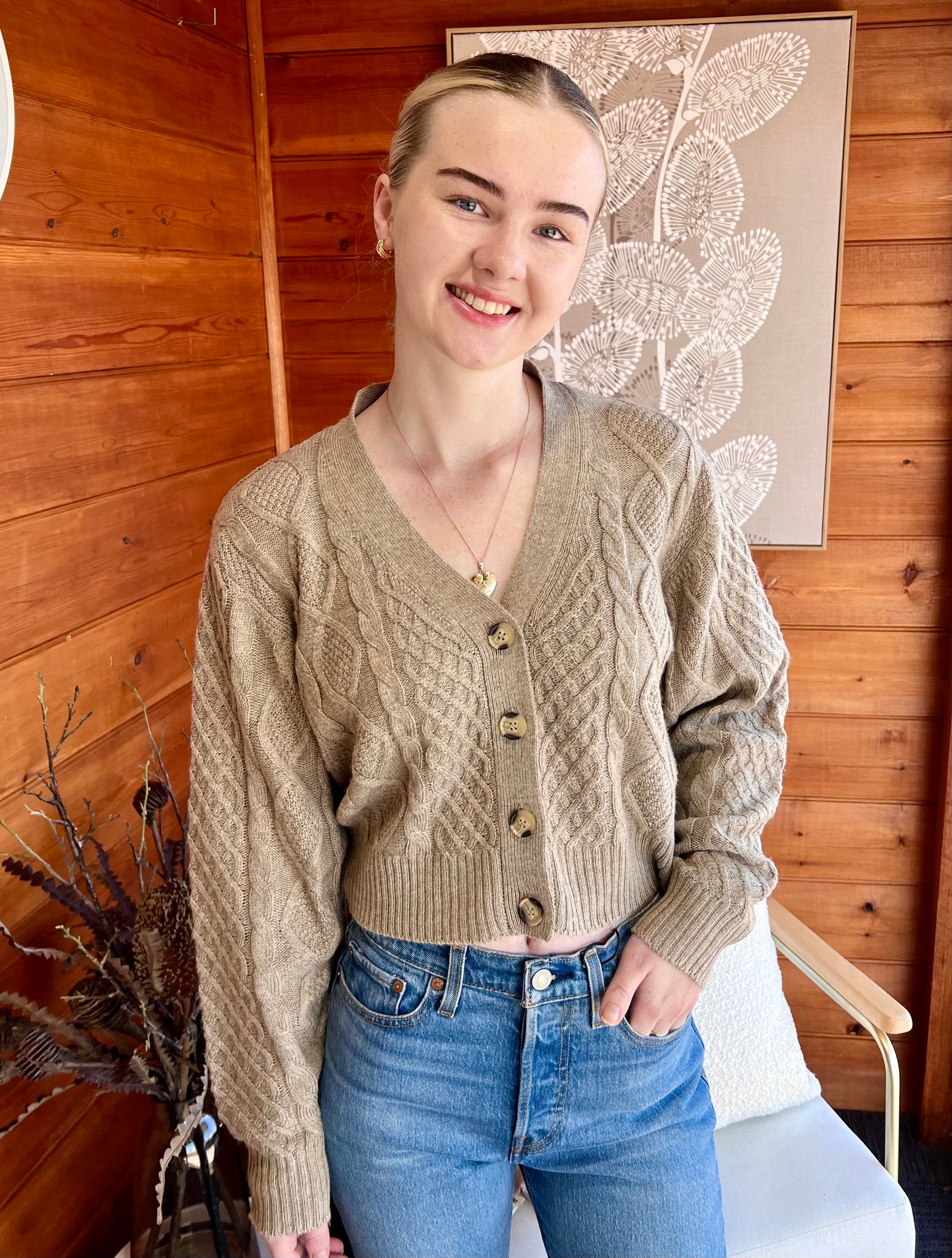 ALL ABOUT EVE - ZEPHER KNIT CARDI
