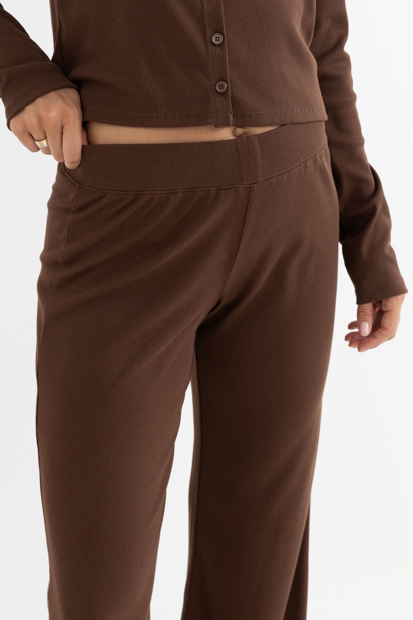 RHYTHM - JESSIE WIDE LEG LEISURE PANT