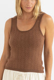 RHYTHM - SUNSET SCOOP NECK KNIT TANK