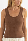 RHYTHM - SUNSET SCOOP NECK KNIT TANK