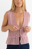 RHYTHM - TIE FRONT TOP