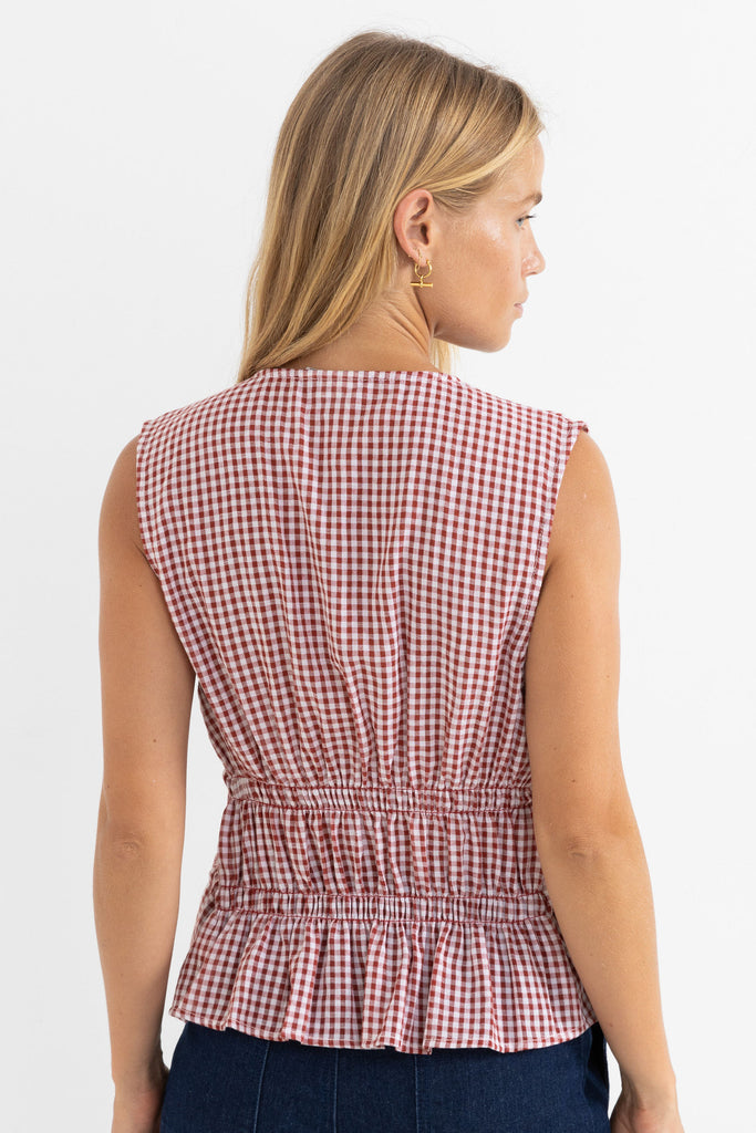 RHYTHM - TIE FRONT TOP