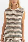 RHYTHM - TAMI STRIPE KNIT LONGLINE TANK
